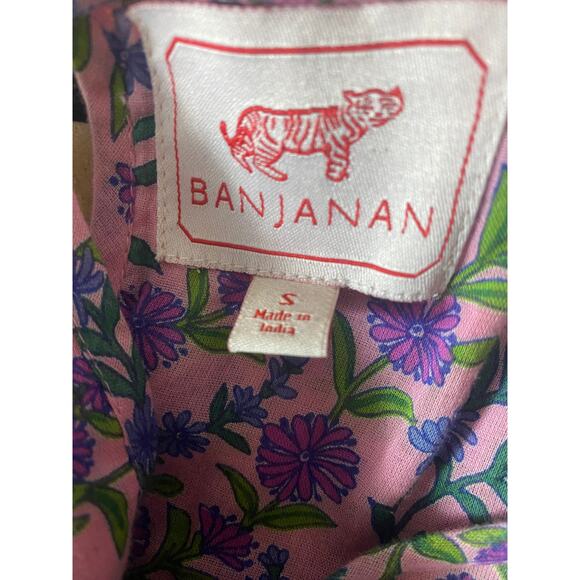 BANJANAN DRESS SMALL PURPLE MILKMAID WEST COUNTRY COASTAL COTTAGECORE - Picture 5 of 16